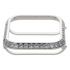 3.0mm Big Diamond bezel case for Apple Watch 4 platinum 