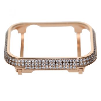apple watch 4 5 diamond bezel case 44MM Rose Gold Crystal