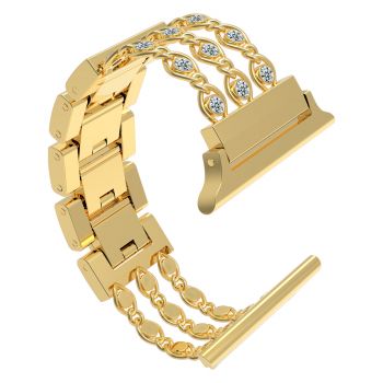 42mm 44mm Band is Compatible With Apple Watch strap 38mm 40mm iWatch Series 5/4/3/2/1 Diamond Rhinestone Stainless Steel Metal Wristband