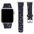 Apple Watch bling flash band blacke  leather glitter strap