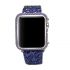 Bling flash strap blue leather glitter band for apple watch editions