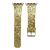 Bling strap gold leather glitter band for apple watch series