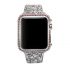 Bling flash strap grey leather glitter band for apple watch editions