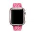 Bling flash strap pink leather glitter band for apple watch editions