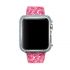 Bling flash strap pink leather glitter band for apple watch editions