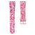 Bling flash strap pink leather glitter band for apple watch 