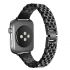 Stainless steel with crystal diamond bands for apple watch series