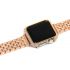 Stainless steel with crystal diamond bands for apple watch series