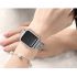 Platinum shiny crystal metal watch band for apple watch series1 2 3