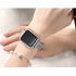 Stainless steel with crystal diamond bands for apple watch series