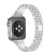 Brilliant silver diamond band for apple watch series1 2 3