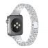 Stainless steel with crystal diamond bands for apple watch series