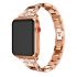 Compatible with Apple Watch strap series 5/ 4/3/2/1 38mm 40mm  42mm 44mm replacement strap stainless steel metal Iwatch strap for women