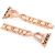 Bling rose gold crystals band apple watch series 1 2 3