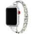 Brilliant and simple metal diamonds apple watch band