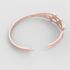 CallanCity New Design Bracelet For Women Fashionable Metal Cuff Bangle  Wristband Christmas Gift