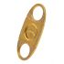 Perfect Gold Plated Cigar Guillotine Cutter with diamond