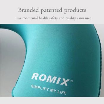 Travel use collapisble inflatable colorful pillow