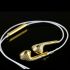 Fashion 24k gold Bling Crystal Diamond Headphones Earphone In-ear Headset for Apple iPhone Android Smartphones