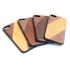 Wood Pattern Leather Back Protective Shell Cover Case For iPhone 7