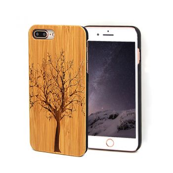 Top Quality Wood Engraved Protective Cases for iPhone 8 plus
