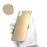  iPhone X 24K Real Gold Plating Glass Shell Shiny Gold Glass