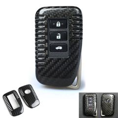 Carbon Fiber Keyless Car Shell Case Cover Holder for Lexus GS LX RX GX