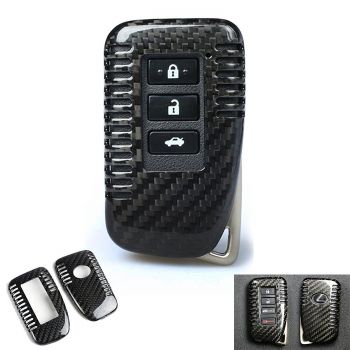 Carbon Fiber Keyless Car Shell Case Cover Holder for Lexus