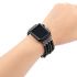 Handmade bracelet watch strap for Apple watch seres 1 2 3 black