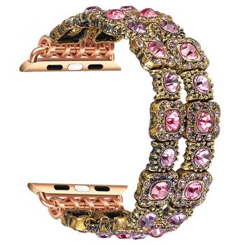 Classical bracelet band replacement for Apple watch pink