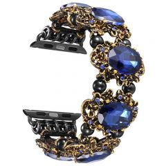 Fashion bracelet wristband for Apple watch dark blue
