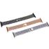 Luxury Replace Bling Stainless Steel Watch Band For Apple watch black