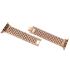 Luxury Replace Bling Stainless Steel Watch Band For Apple watch rose