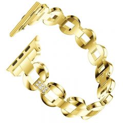 Bling Diamond Bracelet band for Apple watch series 1 2 3 gold