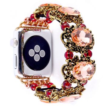 Replacement jewelry bracelet band for Apple watch pink