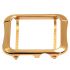 Plain metal screen protect case for Apple watch series 1 2 3 gold