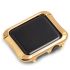 Plain metal screen protect case for Apple watch series 1 2 3 gold