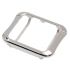 Plain metal screen protect case for Apple watch series 1 2 3 platinum