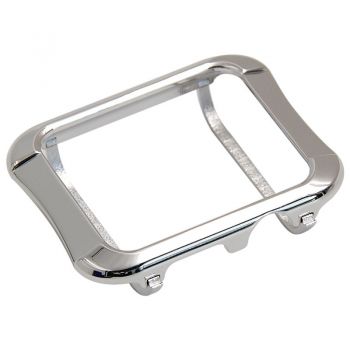 Square metal screen protect case for Apple watch platinum