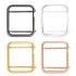 Metal bumper cover case for Apple watch black