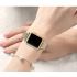 Aluminum Alloy Protective Frame Cover Case for Apple watch series 1 2 3 gold