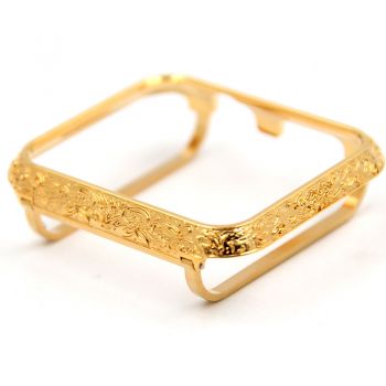 Carving Design Bumper Frame NO.3 for Apple watch gold