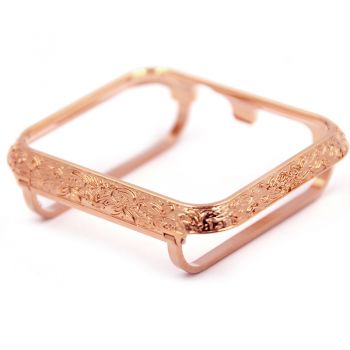 Carving Design Bumper Frame NO.3 for Apple watch rose