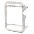 Aluminum Alloy Protective Frame Cover Case for Apple watch series 1 2 3 platinum