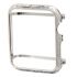 Aluminum Alloy Protective Frame Cover Case for Apple watch series 1 2 3 platinum