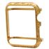 Aluminum Alloy Protective Frame Cover Case for Apple watch series 1 2 3 gold