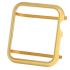 Metal bumper cover case for Apple watch gold