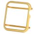 Metal bumper cover case for Apple watch gold