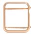 Metal bumper cover case for Apple watch rose