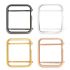 Metal bumper cover case for Apple watch rose
